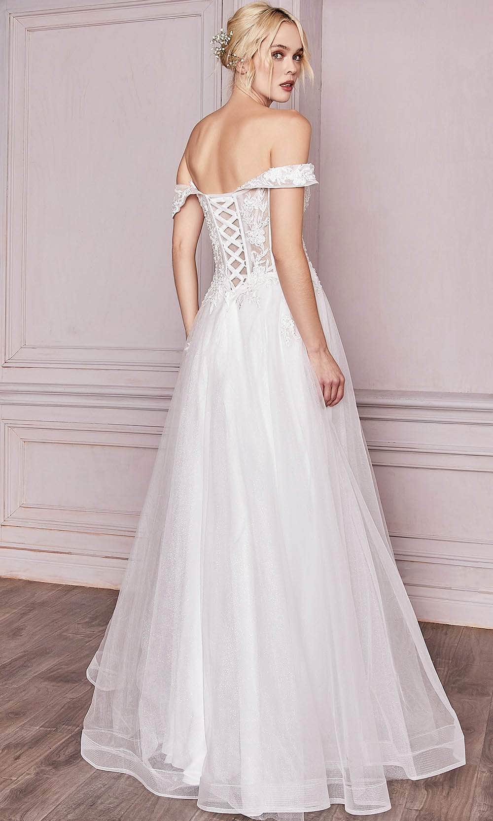 Ladivine CD961 - Lace Corset Prom Gown - Prom