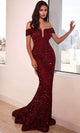 Ladivine CD975 - Sweetheart Sequin Evening Gown - Prom