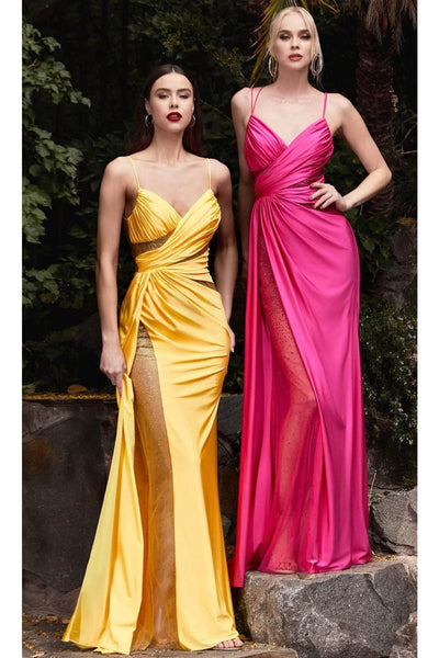 Ladivine CDS410 - Embellished Illusion Prom Evening Gown - Prom