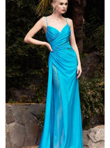 Ladivine CDS410 - Embellished Illusion Prom Evening Gown