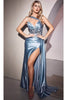 Ladivine CDS415 - Beaded V-Neck Stunning Evening Gown - Prom