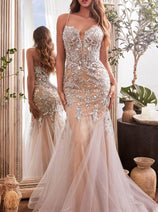 Ladivine CDS488  –  Sparkling Mermaid Evening Dress