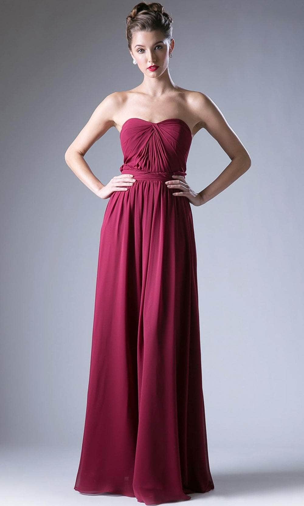 Ladivine CF055 - Versatile Neck Chiffon Evening Gown - Prom