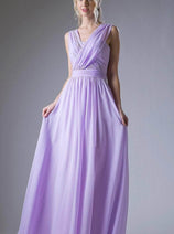 Ladivine CF055 - Versatile Neck Chiffon Evening Gown