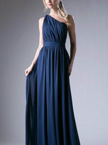 Ladivine CF055 - Versatile Neck Chiffon Evening Gown
