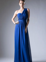 Ladivine CF055 - Versatile Neck Chiffon Evening Gown