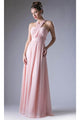 Ladivine CF055 - Versatile Neck Chiffon Evening Gown - Prom