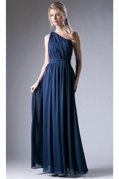 Ladivine CF055 - Versatile Neck Chiffon Evening Gown - Prom