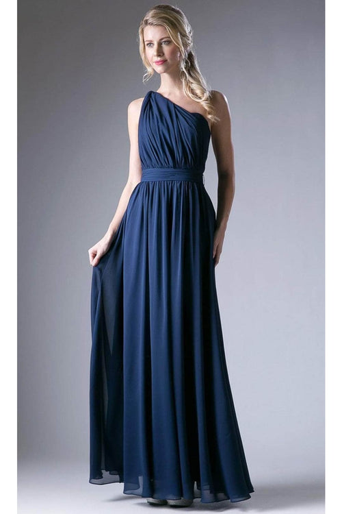 Ladivine CF055 - Versatile Neck Chiffon Evening Gown - Prom