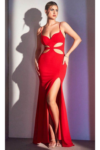 Ladivine CH129 - Sweetheart Cutout Formal Evening Gown - Prom