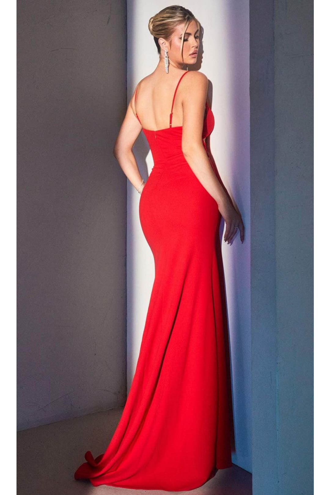Ladivine CH129 - Sweetheart Cutout Formal Evening Gown - Prom