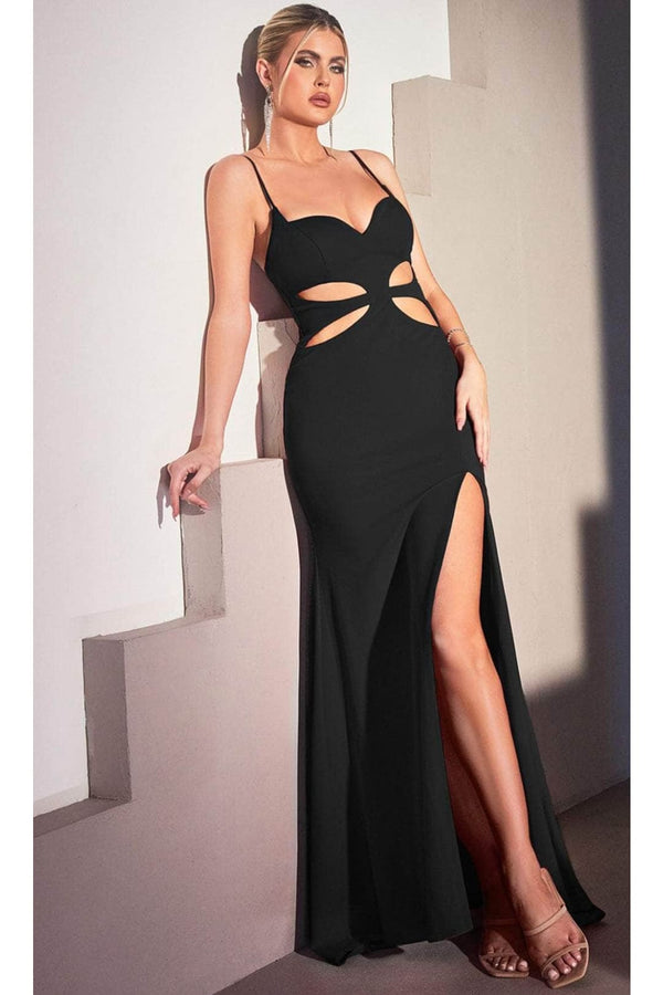 Ladivine CH129 - Sweetheart Cutout Formal Evening Gown - Prom