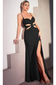 Ladivine CH129 - Sweetheart Cutout Formal Evening Gown - Prom