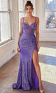 Ladivine CM342 - Sequin Sleeveless Prom Gown - Prom