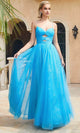 Ladivine CR871 - Cut-Out Detailed Sleeveless Ballgown - Prom