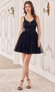 Ladivine CY022 - Glitter Tulle Cocktail Dress - Prom