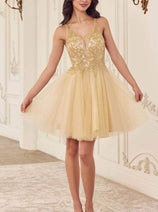 Sorority Formal Dress For Rush By Ladivine CY022 Short Outfit
