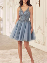 Sorority Formal Dress For Rush By Ladivine CY022 Short Outfit