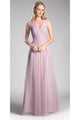 Ladivine ET320 - Pleated Top A-Line Gown Flowing Skirt - Prom