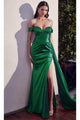 Ladivine HT119 - Off Shoulder Sheath Evening Gown - Prom
