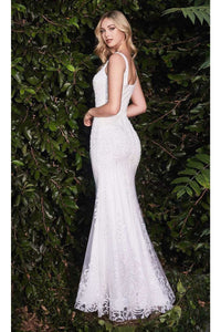 Ladivine J814 - Mermaid Style Gown with Embellishments - Prom