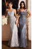 Ladivine J814 - Mermaid Style Gown with Embellishments - Prom