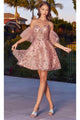 Ladivine KV1089 - Sweetheart Corset Cocktail Dress - Prom