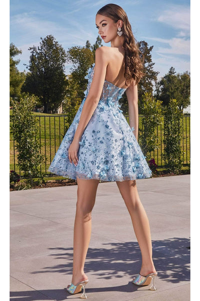 Ladivine KV1089 - Sweetheart Corset Cocktail Dress - Prom