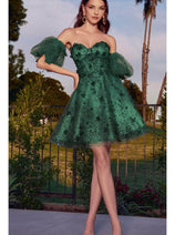 Ladivine KV1089 - Sweetheart Corset Cocktail Dress