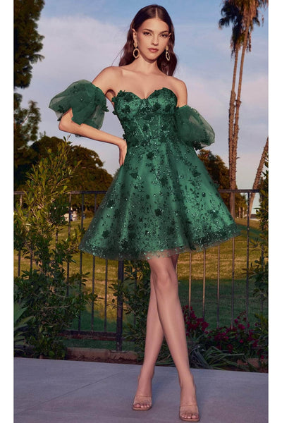 Ladivine KV1089 - Sweetheart Corset Cocktail Dress - Prom