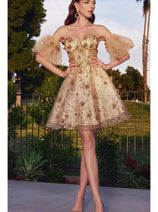 Ladivine KV1089 - Sweetheart Corset Cocktail Dress