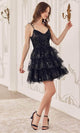 Ladivine KV1090 - Tiered A-Line Cocktail Dress - Prom