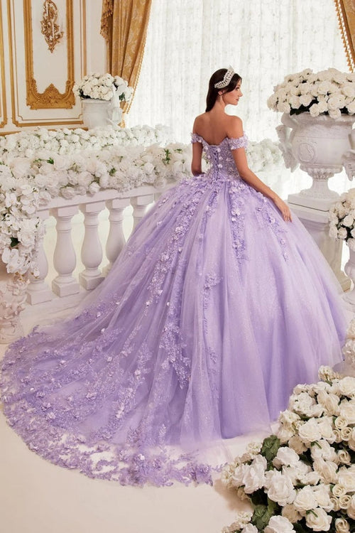 Ladivine Lavender Quinceanera Dress Ball Gown Sweet 16 by 15717 - Quinceanera Dresses