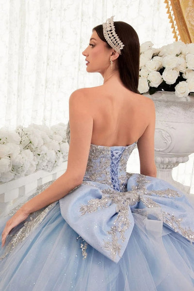 Ladivine Light Blue Quinceanera Dress Ball Gown Sweet 16 by 15715 - Quinceanera Dresses