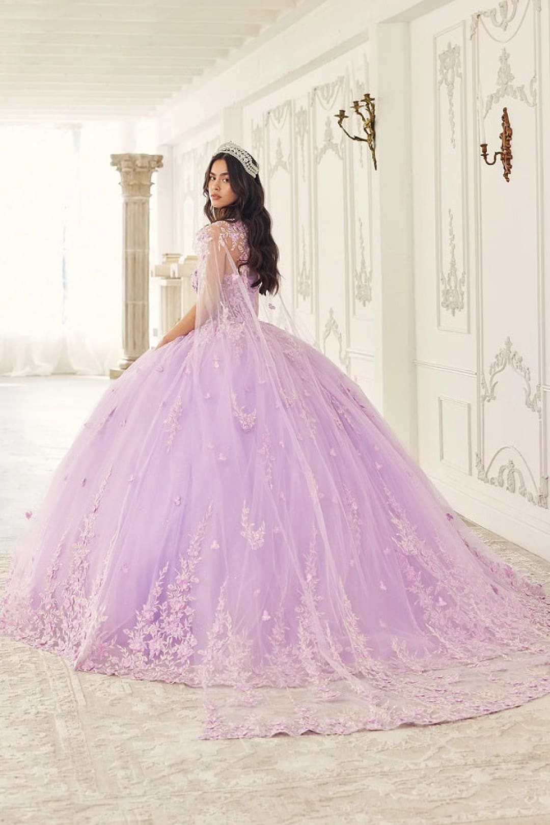 Ladivine Lilac Quinceanera Dress Ball Gown Sweet 16 by 15723 - Quinceanera Dresses