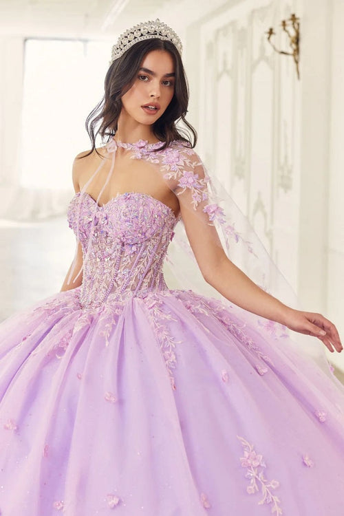 Ladivine Lilac Quinceanera Dress Ball Gown Sweet 16 by 15723 - Quinceanera Dresses