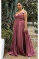 Ladivine Mauve Rose Plus Size Prom Dress Long Formal Evening Gown 7485C - Mauve Rose / 2 - Prom