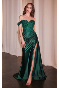 Ladivine Mother of the Bride Dress Long Evening Formal Gown Emerald CD803