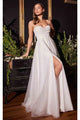 Ladivine Off White Wedding Dress Long Bridal Gown CD253W - Dress