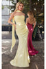 Ladivine Prom Dress Long Formal Evening Gown 7433 - Lt Yellow / 2 - Prom