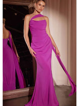 Orchid Bridesmaid Dresses in Chiffon and Plus Size Gowns by 7433