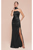 Ladivine Prom Dress Long Formal Evening Gown 7451 - Black / 2 - Prom