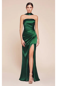 Ladivine Prom Dress Long Formal Evening Gown 7451 - Emerald / 2 - Prom