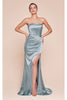 Ladivine Prom Dress Long Formal Evening Gown 7451 - Light Blue / 2 - Prom