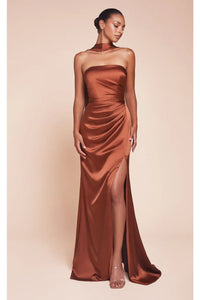 Ladivine Prom Dress Long Formal Evening Gown 7451 - Sienna / 2 - Prom