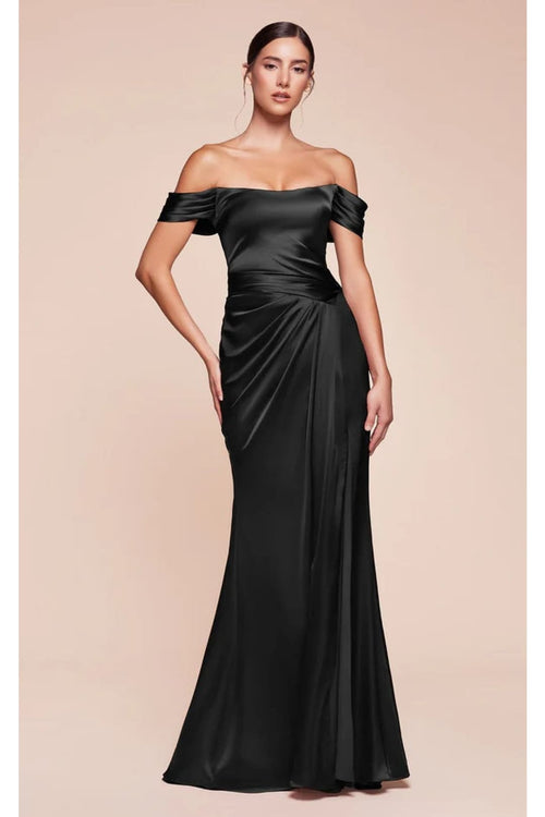 Ladivine Prom Dress Long Formal Evening Gown 7452 - Black / 2 - Prom