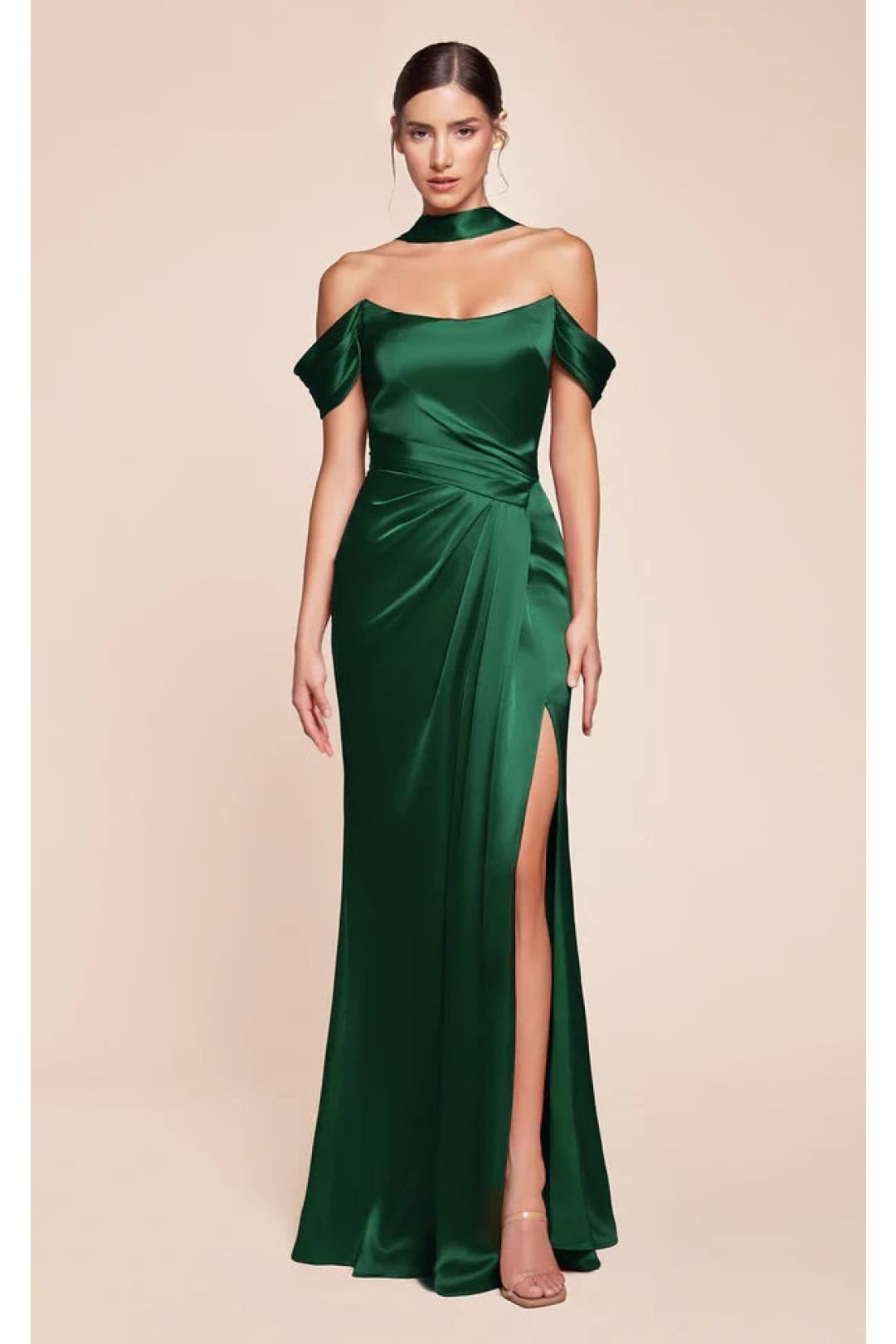 Ladivine Prom Dress Long Formal Evening Gown 7452 - Emerald / 2 - Prom