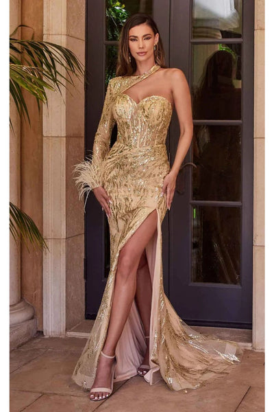 Ladivine Prom Dress Long Formal Evening Gown CB131 - Champagne / 4 - Prom