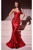 Ladivine Prom Dress Long Formal Evening Gown CC2397 - Red / Prom