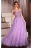 Ladivine Prom Dress Long Formal Evening Gown CC415 - Lavender / 2 - Prom